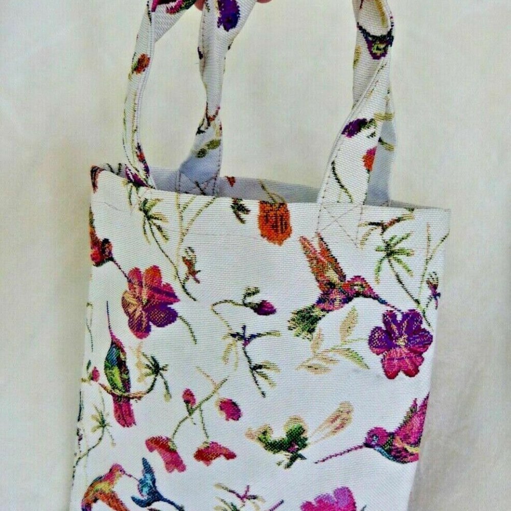 Signare Tapestry Hummingbirds Mini Tote Eco Bag - Picture 3 of 12